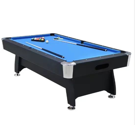 Close view of a billiard table pocket and side
